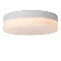 Luminaires Lucide Éclairage Led|Plafonnier Lucide BISKIT LED Blanc, 1 lumière, Détecteur de mouvement