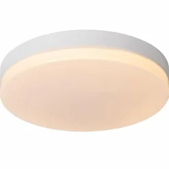 Luminaires Lucide Éclairage Led|Plafonnier Lucide BISKIT LED Blanc, 1 lumière, Détecteur de mouvement