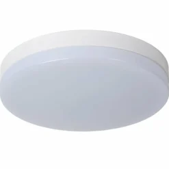 Luminaires Lucide Éclairage Led|Plafonnier Lucide BISKIT LED Blanc, 1 lumière, Détecteur de mouvement