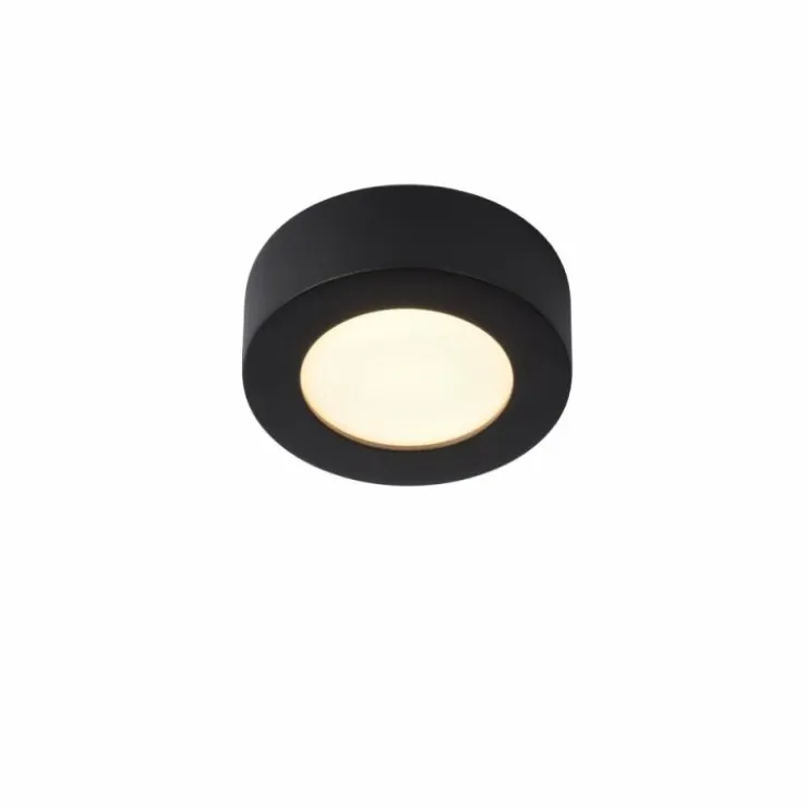 Luminaires Lucide Éclairage Led|Plafonnier Lucide BRICE LED Noir, 1 lumière