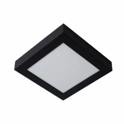 Luminaires Lucide Éclairage Led|Plafonnier Lucide BRICE LED Noir, 1 lumière