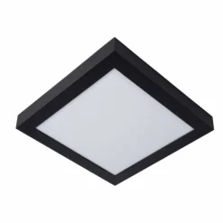 Luminaires Lucide Éclairage Led|Plafonnier Lucide BRICE LED Noir, 1 lumière