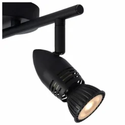 Luminaires Lucide Spots Et Projecteurs|Plafonnier Lucide CARO Noir, 2 lumières