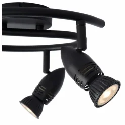 Luminaires Lucide Spots Et Projecteurs|Plafonnier Lucide CARO Noir, 3 lumières