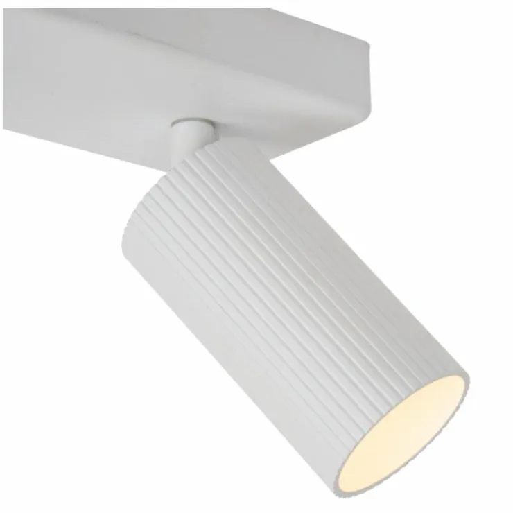 Luminaires Lucide Spots Et Projecteurs|Plafonnier Lucide CLUBS Blanc, 2 lumières