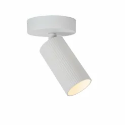 Luminaires Lucide Spots Et Projecteurs|Plafonnier Lucide CLUBS Blanc, 1 lumière