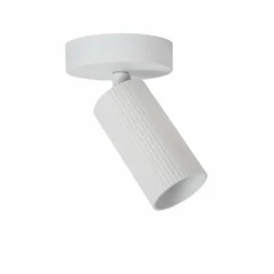 Luminaires Lucide Spots Et Projecteurs|Plafonnier Lucide CLUBS Blanc, 1 lumière