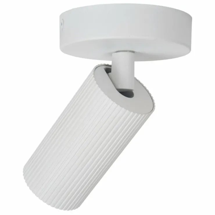 Luminaires Lucide Spots Et Projecteurs|Plafonnier Lucide CLUBS Blanc, 1 lumière