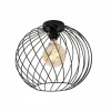 Luminaires Lucide Plafonniers|Plafonnier Lucide DANZA Noir, 1 lumière