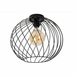 Luminaires Lucide Plafonniers|Plafonnier Lucide DANZA Noir, 1 lumière