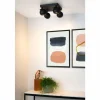 Luminaires Lucide Plafonniers|Plafonnier Lucide FAVORI Noir, 4 lumières