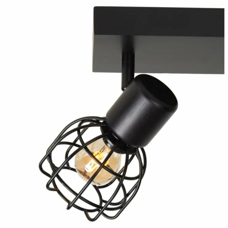 Luminaires Lucide Spots Et Projecteurs|Plafonnier Lucide FILOX Noir, 2 lumières