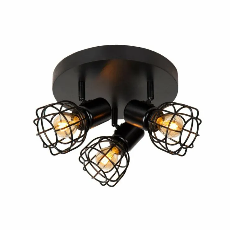 Luminaires Lucide Spots Et Projecteurs|Plafonnier Lucide FILOX Noir, 1 lumière