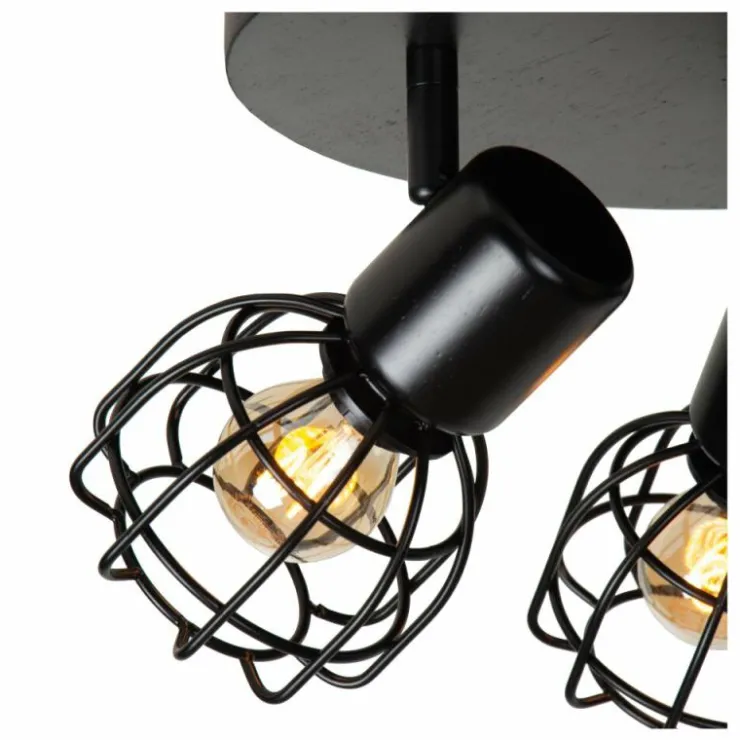 Luminaires Lucide Spots Et Projecteurs|Plafonnier Lucide FILOX Noir, 1 lumière