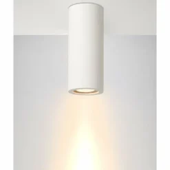 Luminaires Lucide Plafonniers|Plafonnier Lucide GIPSY Blanc, 1 lumière