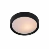 Luminaires Lucide Plafonniers|Plafonnier Lucide LEX Noir, 1 lumière
