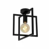 Luminaires Lucide Plafonniers|Plafonnier Lucide LUUK Noir, 1 lumière