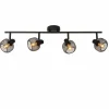Luminaires Lucide Plafonniers|Plafonnier Lucide MAREN Noir, 4 lumières