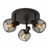 Luminaires Lucide Plafonniers|Plafonnier Lucide MAREN Noir, 3 lumières