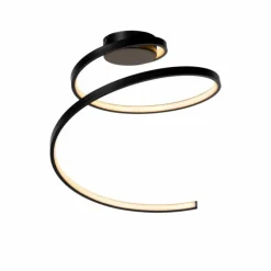 Luminaires Lucide Éclairage Led|Plafonnier Lucide MAXENCE LED Noir, 1 lumière