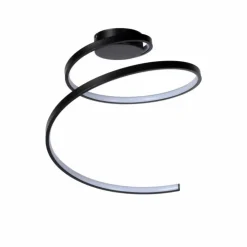 Luminaires Lucide Éclairage Led|Plafonnier Lucide MAXENCE LED Noir, 1 lumière