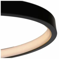 Luminaires Lucide Éclairage Led|Plafonnier Lucide MAXENCE LED Noir, 1 lumière