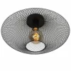 Luminaires Lucide Plafonniers|Plafonnier Lucide MESH Noir, 1 lumière