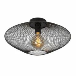 Luminaires Lucide Plafonniers|Plafonnier Lucide MESH Noir, 1 lumière