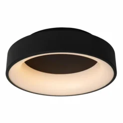 Luminaires Lucide Éclairage Led|Plafonnier Lucide MIRAGE LED Noir, 1 lumière