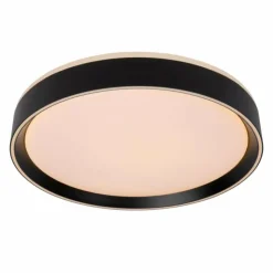 Luminaires Lucide Éclairage Led|Plafonnier Lucide NURIA LED Noir, 1 lumière