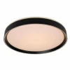 Luminaires Lucide Éclairage Led|Plafonnier Lucide NURIA LED Noir, 1 lumière