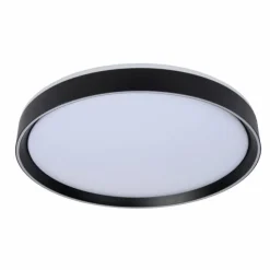 Luminaires Lucide Éclairage Led|Plafonnier Lucide NURIA LED Noir, 1 lumière