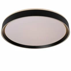 Luminaires Lucide Éclairage Led|Plafonnier Lucide NURIA LED Noir, 1 lumière