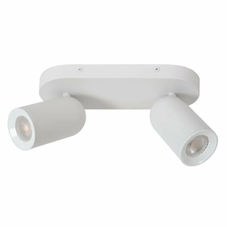 Luminaires Lucide Spots Et Projecteurs|Plafonnier Lucide PUNCH Blanc, 2 lumières