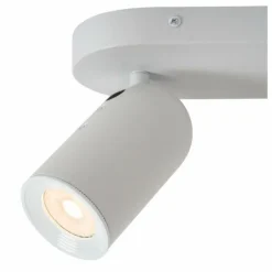 Luminaires Lucide Spots Et Projecteurs|Plafonnier Lucide PUNCH Blanc, 2 lumières
