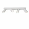 Luminaires Lucide Spots Et Projecteurs|Plafonnier Lucide PUNCH Blanc, 4 lumières