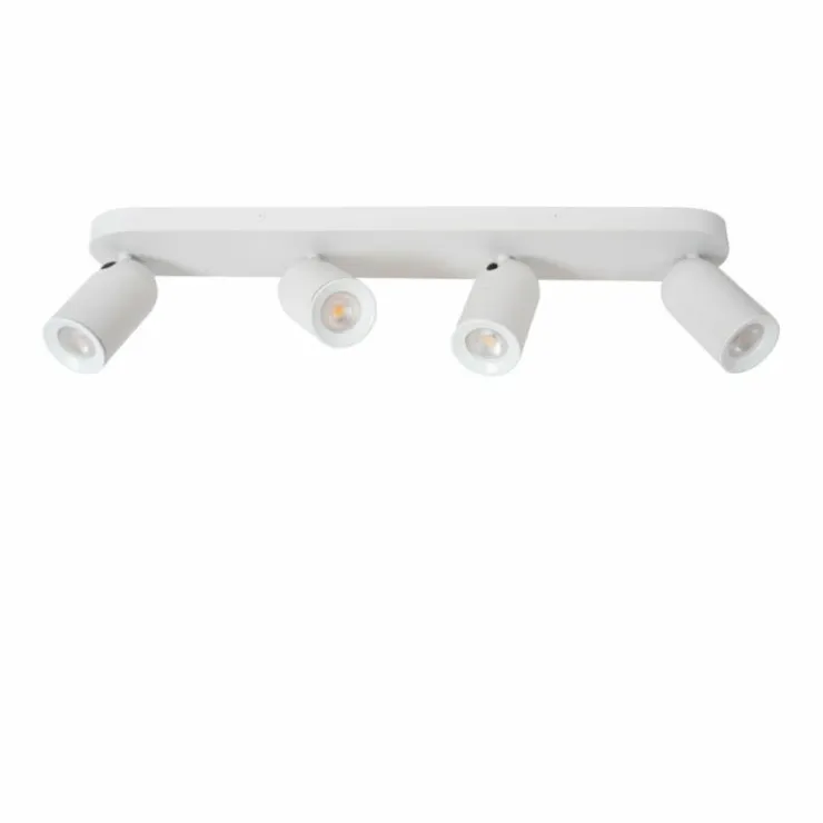 Luminaires Lucide Spots Et Projecteurs|Plafonnier Lucide PUNCH Blanc, 4 lumières