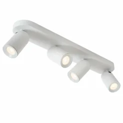Luminaires Lucide Spots Et Projecteurs|Plafonnier Lucide PUNCH Blanc, 4 lumières