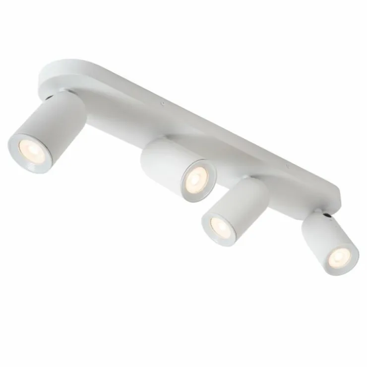 Luminaires Lucide Spots Et Projecteurs|Plafonnier Lucide PUNCH Blanc, 4 lumières