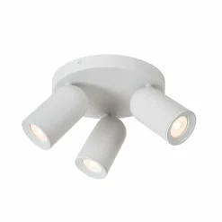 Luminaires Lucide Spots Et Projecteurs|Plafonnier Lucide PUNCH Blanc, 3 lumières