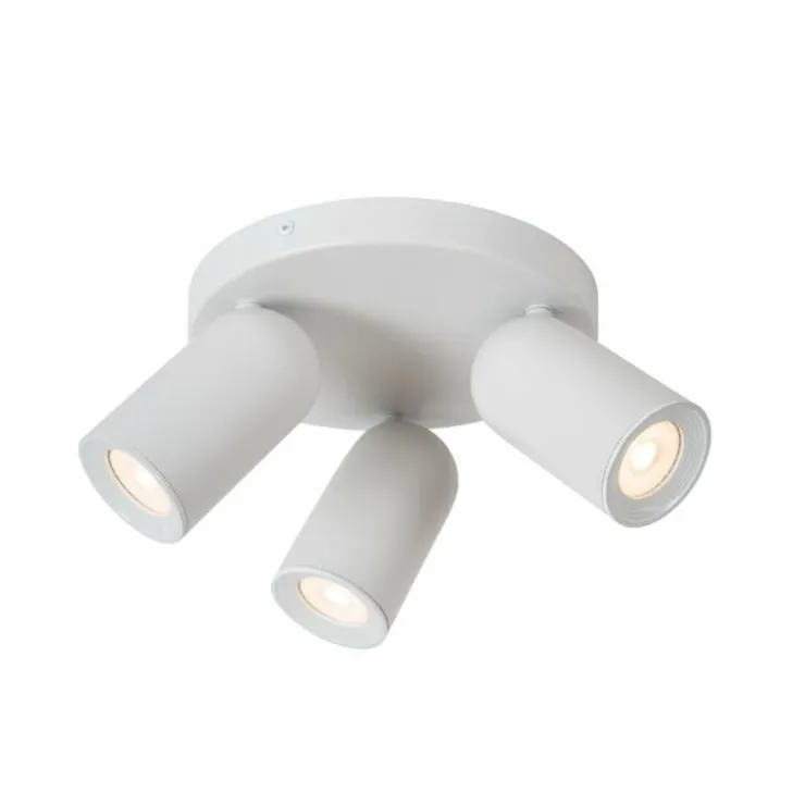 Luminaires Lucide Spots Et Projecteurs|Plafonnier Lucide PUNCH Blanc, 3 lumières