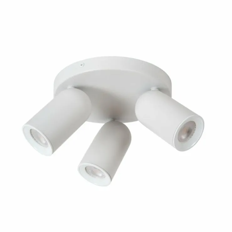 Luminaires Lucide Spots Et Projecteurs|Plafonnier Lucide PUNCH Blanc, 3 lumières