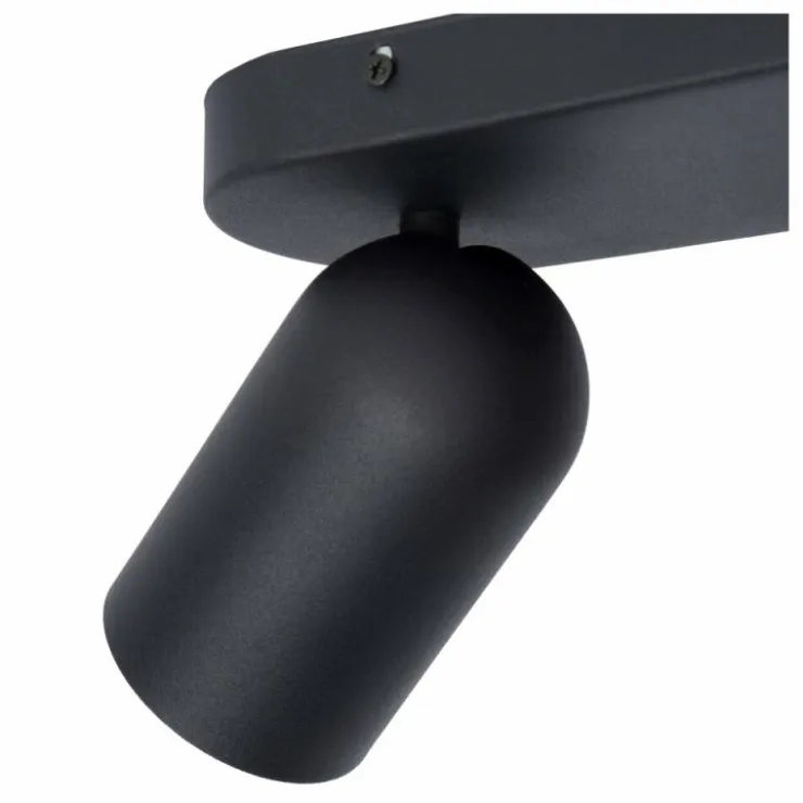 Luminaires Lucide Spots Et Projecteurs|Plafonnier Lucide PUNCH Noir, 2 lumières