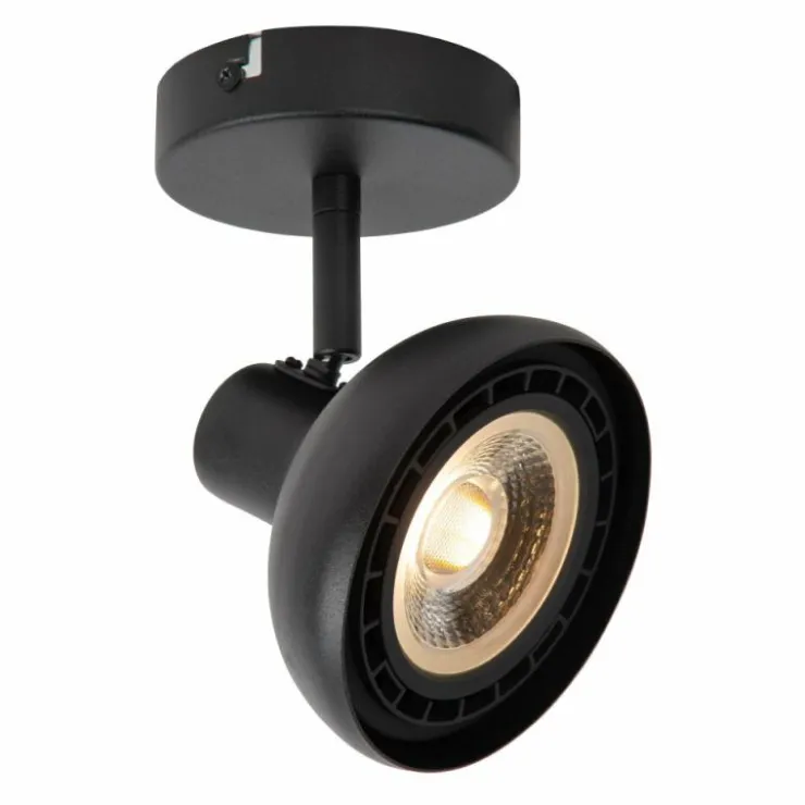 Luminaires Lucide Spots Et Projecteurs|Plafonnier Lucide SENSAS Noir, 1 lumière