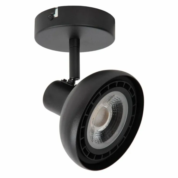 Luminaires Lucide Spots Et Projecteurs|Plafonnier Lucide SENSAS Noir, 1 lumière