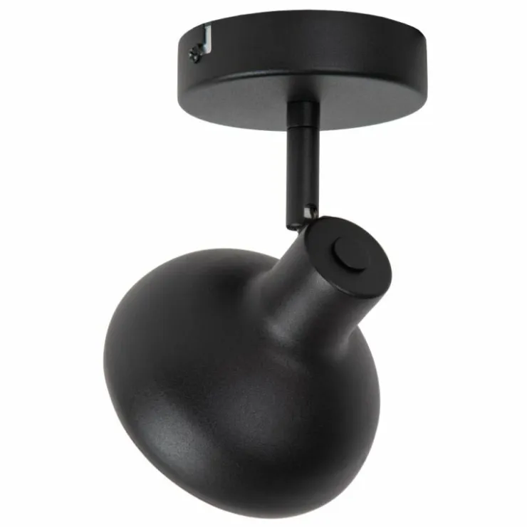 Luminaires Lucide Spots Et Projecteurs|Plafonnier Lucide SENSAS Noir, 1 lumière