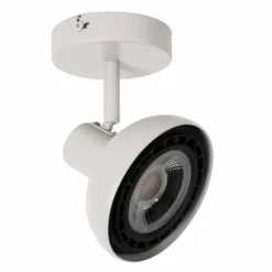 Luminaires Lucide Spots Et Projecteurs|Plafonnier Lucide SENSAS Blanc, 1 lumière