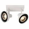 Luminaires Lucide Spots Et Projecteurs|Plafonnier Lucide SENSAS Blanc, 2 lumières