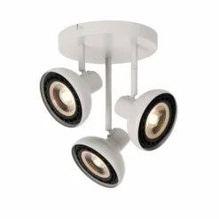 Luminaires Lucide Spots Et Projecteurs|Plafonnier Lucide SENSAS Blanc, 3 lumières