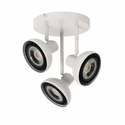 Luminaires Lucide Spots Et Projecteurs|Plafonnier Lucide SENSAS Blanc, 3 lumières